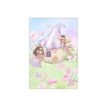 Imagem de Painel De Festa Vertical 1,50 x 2,20 - Bosque das Fadas Aquarela 015 -