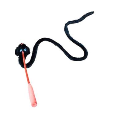 Imagem de Brinquedos para gatos Cobrinha marionete com e sem led - Romã Atacado