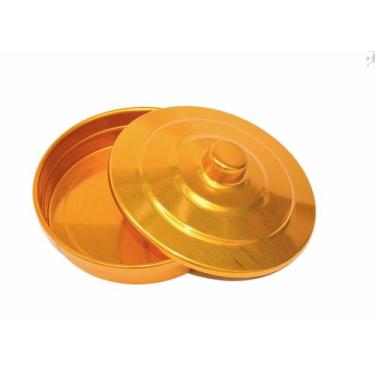 Imagem de 01 Bandeja Dourada De Pão Para Santa Ceia - maranata shofar