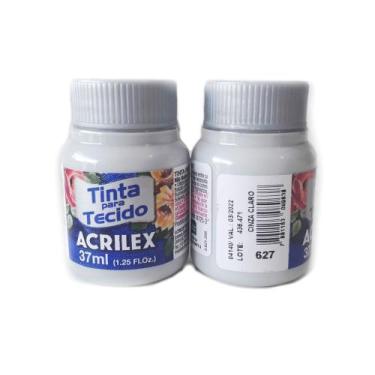 Imagem de Tinta Para Tecido 37ml Fosca - 627 Cinza Claro Acrilex, Unico