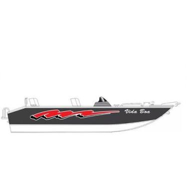 Imagem de Kit Faixa Adesivo Para Lancha Ou Barco - SPTS