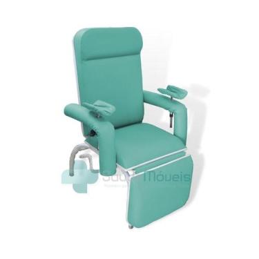 Imagem de Poltrona Coleta Hospitalar Reclinável - LUXO - SaúdeMóveis,  VB - Verd