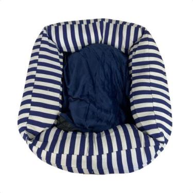 Imagem de Cama Pet para Cachorro e Gato 64x64cm 100% Lavável - Senhor da Net, Az