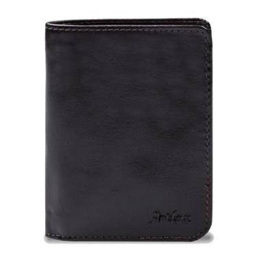 Imagem de Carteira Couro Pequena Masculina Artlux 911, Cafe