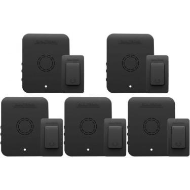 Imagem de Kit C/5 - Campainha Sem Fio Qualitronix Pilha/Tomada 52 T... - RCD