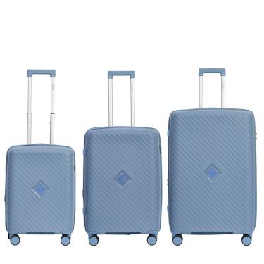 Imagem de Mala De Viagem Com 3 Peças Polipropileno Expansível Zíper Antifurto