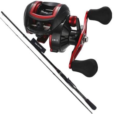 Imagem de Carretilha 19 Rolamentos Vara Daiwa 1,68m 25lbs Ação Média Rápida - ma