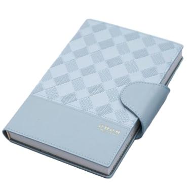 Imagem de Agenda A5 Simples Personalizada, Agenda Manual de Eficiência de Planejamento Diário - A5 Azul Água Nuvem [Agenda 2024]