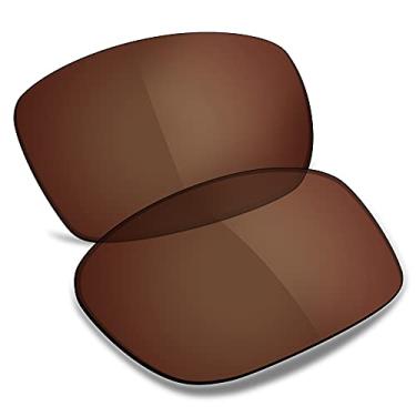 Imagem de TRUSHELL Lentes de reposição polarizadas para óculos de sol Oakley Splinter marrom terra - Polarizadas