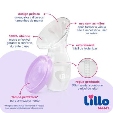 Imagem de Bomba Manual Coletora de Leite Lillo Mamy