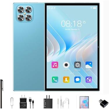 Imagem de Tablet K11 12 GB de RAM + 512 GB de ROM, tela imersiva de 10,1 polegadas, 16 MP + 32 MP, 5G, Wi-Fi, Bluetooth, Android 13 (azul)