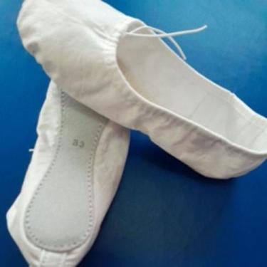 Imagem de kit Meia calça fio 40 mais sapatilha material sintético Ballet cor bra