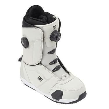 Imagem de DC Shoes Botas femininas Lotus Step On Snowboard - Bota de snowboard estável BOA microajustável com forro multicamadas e palmilha moldada, bétula prateada, 9