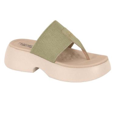 Imagem de Sandalia modare plataforma ref 7210.102.23124 feminino, 35, Verde