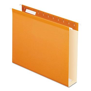 Imagem de Pendaflex Pastas suspensas reforçadas ORA 04152X2 com capacidade extra laranja, 5 cm