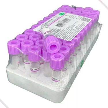 Imagem de Microtubo Tubo De Coleta Sangue Reagente K2 0,5ml 10x45mm 50und - Labo