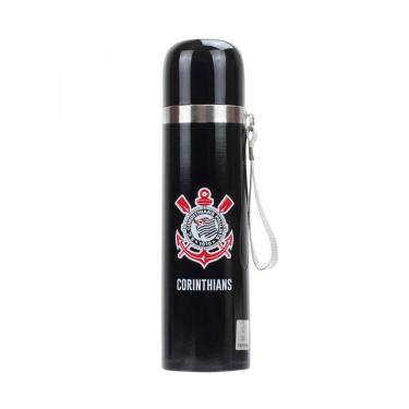 Imagem de Garrafa Térmica Inox Corinthians 500Ml