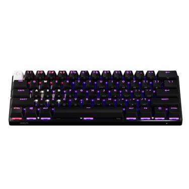 Imagem de Logitech G Teclado para jogos sem fio PRO X 60 Lightspeed, teclado mecânico ultra compacto TKL 60% para Windows PC, LIGHTSYNC RGB, teclas PBT Dual-Shot, interruptores lineares ópticos GX - Preto