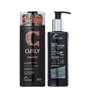 Imagem de Truss Curly Kit Shampoo e Hair Protector Leave-in 250ml
