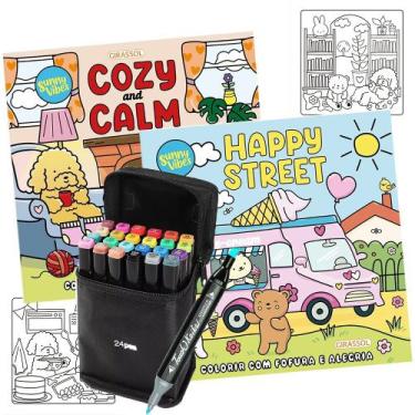 Imagem de Kit de Colorir Sucesso TikToker Youtuber Influencer 40 Desenhos + 20 C