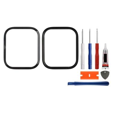 Imagem de SWARK Nova substituição de lente de vidro LED frontal + OCA compatível com série de relógios com kit de reparo atualizado - sem tela LCD e digitalizador sensível ao toque
