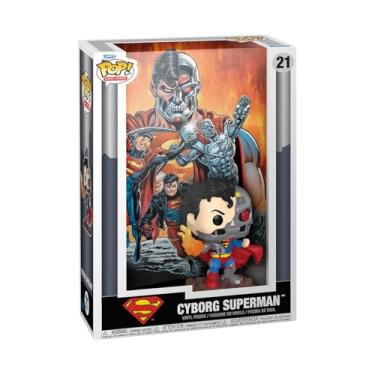 Imagem de Funko Pop Comic Cover: DC - Cyborg Superman - DC Comics - Collectable Vinyl Figure - Gift Idea - Official Merchandise - Toys for Kids & Adults - Model Figure for Collectors