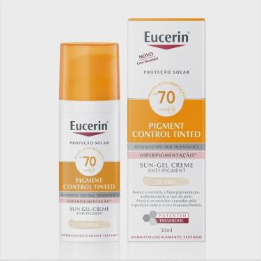 Imagem de Eucerin Sun Pigment Control Matted Claro fps 70 Proteção Solar Facial 50ml
