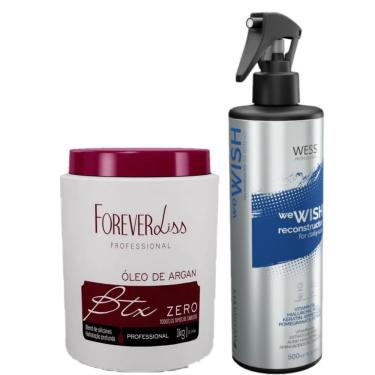 Imagem de Forever Liss Botox Argan 900g + Wess We Wish 500ml