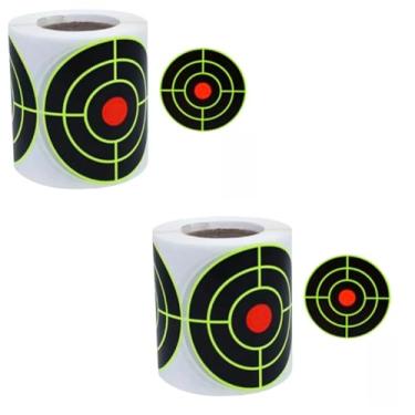 Imagem de Alvos De Tiro Esportivo Reativo Adesivo Treino 200 Unidades
