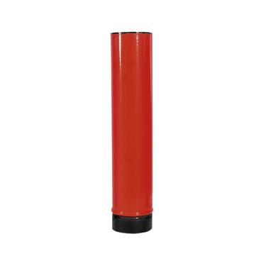 Imagem de Cano Chamine Esmaltado Vermelho 50 Cm 110 Mm