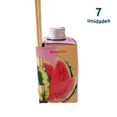 Imagem de Kit 7 Aromatizador de Ambiente 280ml Luz Aromas Difusor de Varetas - E