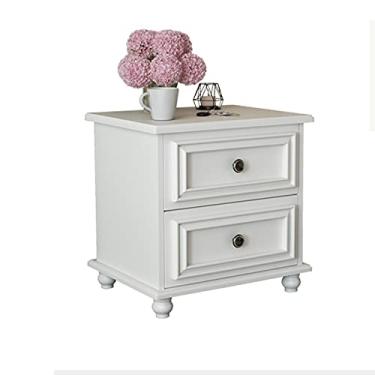 Imagem de Mesa de cabeceira mesa de cabeceira para casa quarto moderno branco não sólido armazenamento cabeceira pequeno apartamento armazenamento armário mesa de cabeceira mesa lateral criado-mudo