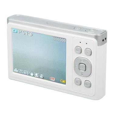 Imagem de Câmera Digital 4K Câmera Espelhada AF AFOFOCURE 16X ZOOM 50MP CAMANA IPS HD para Tiro Em Vlog e Fotografia Macro ABS METAL 2.88IN (Branco)