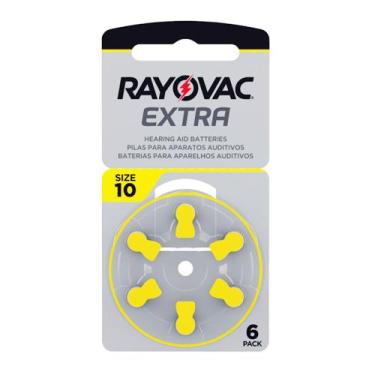 Imagem de Pilhas Aparelho Auditivo A10 / PR70 com 06 Unidades - Rayovac