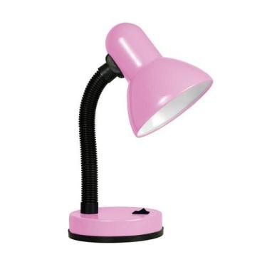 Imagem de Luminária Base Flexível Dobrável Articulável Rosa Chiclete - OEM, Bivo