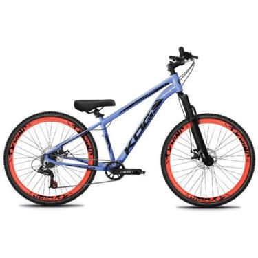 Imagem de Bicicleta Aro 29 KOG 1X7 Tipo Freeride Viking Hupi Gios, Azul zimbro, 