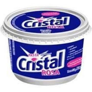 Imagem de Sabao pasta Cristal rosa 500g - Casa Limpa