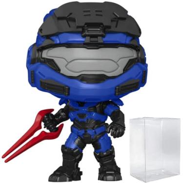 Imagem de Halo Infinite - Spartan Mark V com Red Energy Sword Edição Limitada Chase Funko Pop! Figura em vinil (Pacote com capa protetora de caixa pop) compatível: