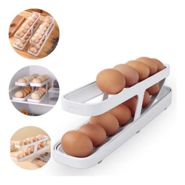 Imagem de Porta Ovos Dispenser Organizador Bandeja De Ovos Geladeira - Alwy