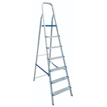 Imagem de Escada Domestica Em Alumínio 7 Degraus - Real Escadas