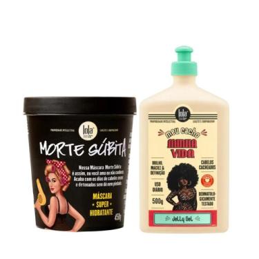 Imagem de Kit Lola Morte Subita Masc 450ml + Meu Cacho Jelly Gel 500ml - Lola Co