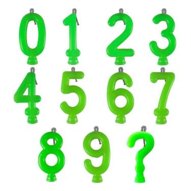 Imagem de Vela De Aniversário Neon Verde Modelo ?