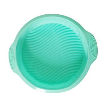 Imagem de Forma de Silicone Flexível Redonda Para Fritadeira Air Fryer Forno e M
