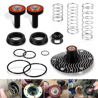 Imagem de Compatível com kit de reparo de refluxo de 3/10.2 cm-2.5 cm para modelos 975XL/ 975XL2 Preventores de refluxo, Poppets completos, molas e assentos reconstruídos 12 componentes relevantes
