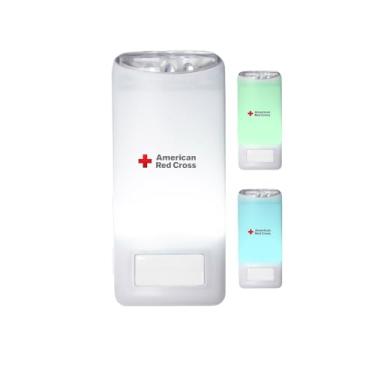 Imagem de Eton ARCBB202C-SNG American Red Cross Sensor de movimento LED de emergência, lanterna LED e luz noturna multicolorida, brilho calmante, carregamento USB, cor blackout Buddy