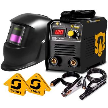 Imagem de Maquina Inversora De Solda 120a 220v Mma + Acessórios - The Black Tool