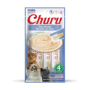 Imagem de Churu Petisco Para Gato Sabor Atum 4 Tubos de 14g