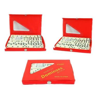 Imagem de Mini Jogo de Dominó 28 Peças 5mm Cores Sortidas - Aliança