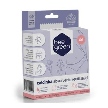 Imagem de Calcinha Absorvente Reutilizável Cor Bege Tamanho GG Beegreen