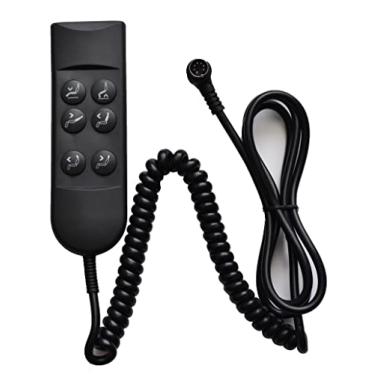 Imagem de KARMELLY Aparelho reclinável com controle manual, 6 botões, 7 pinos para sofá motorizado OKin 3 e cadeiras de elevação